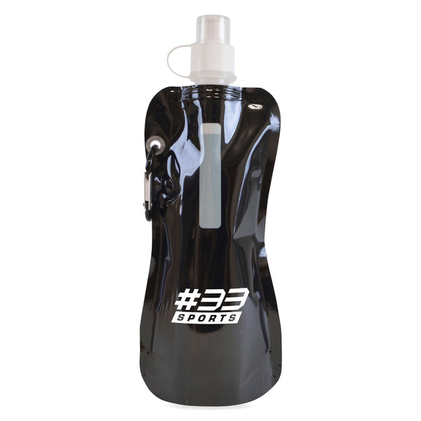 Foldable Water Bottle with matching carabiner
