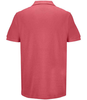 SOL'S Unisex Pacific Twin Piqué Polo Shirt Folk Pink