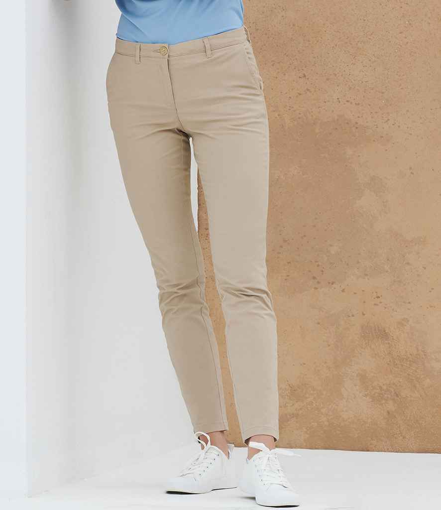 Branded Henbury Ladies Stretch Chino Trousers