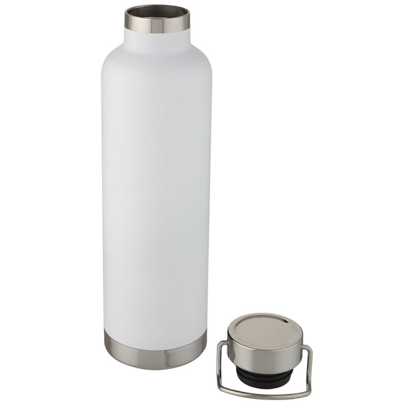 Branded Thor 1 L copper vacuum insulated water bottle