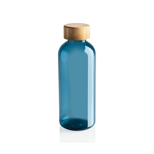 GRS RPET bottle with bamboo lid