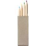 Branded Tullik 4-piece coloured pencil set