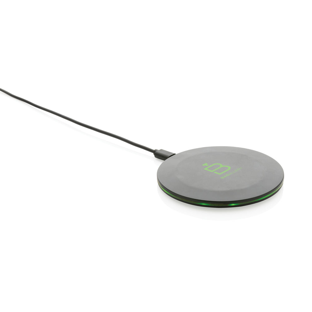 Branded RCS recycled plastic 15W Wireless fast charger