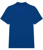 Native Spirit Kids Piqué Polo Shirt Sea Blue