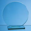 20cm x 12mm Jade Glass Circle Award