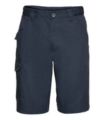 Russell Workwear Poly/Cotton Shorts French Navy