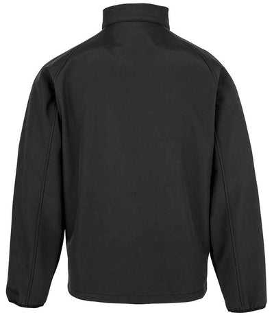 Result Genuine Recycled Printable Soft Shell Jacket Black