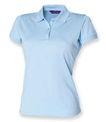 Henbury Ladies Coolplus® Wicking Piqué Polo Shirt