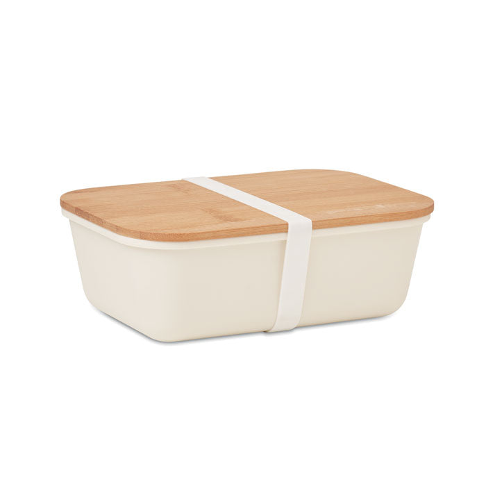 Branded Lunch box with bamboo lid