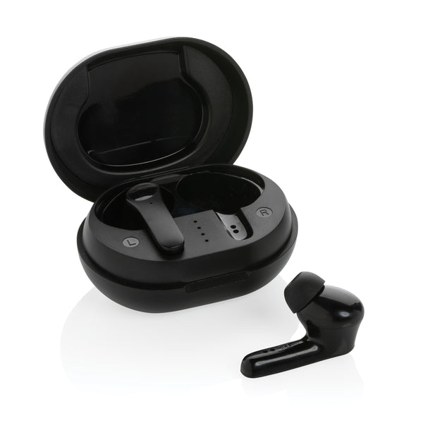 Branded RCS standard recycled plastic TWS earbuds