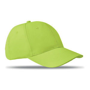 6 panels baseball cap Lime