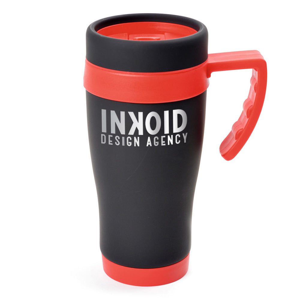 Branded Oregon Matt Black Travel Mug