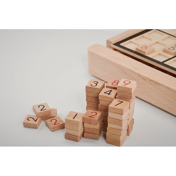 Branded Wooden sudoku board game