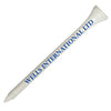70mm Bamboo Golf Tees - Straight Line Print