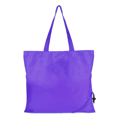 Branded Bayford 190T Polyester foldable pullstring shopper bag