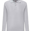 Fruit of the Loom Kids Long Sleeve Poly/Cotton Piqué Polo Shirt