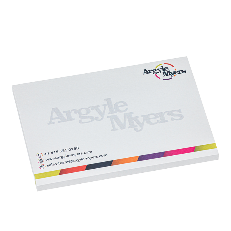 Branded 105x75mm Sticky note