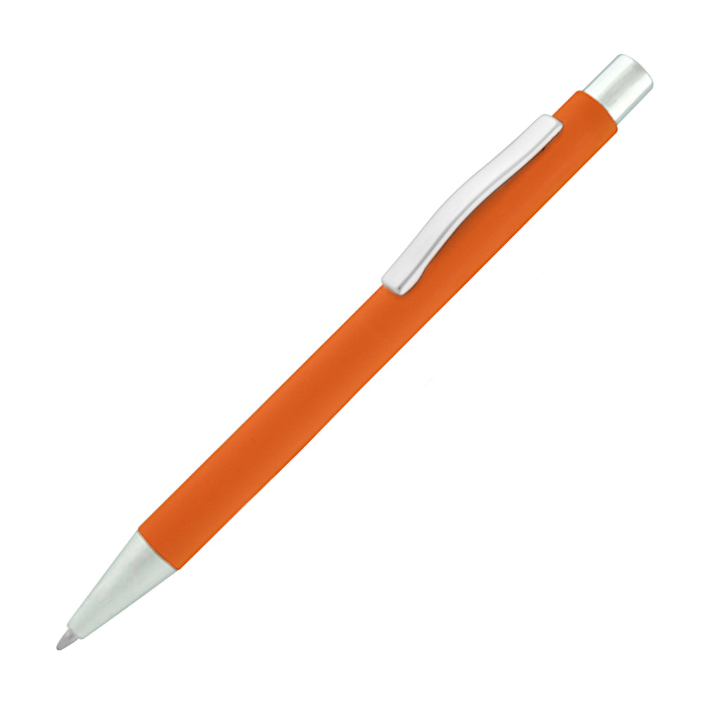 Travis Soft Feel Ball Pen with Chrome Trim