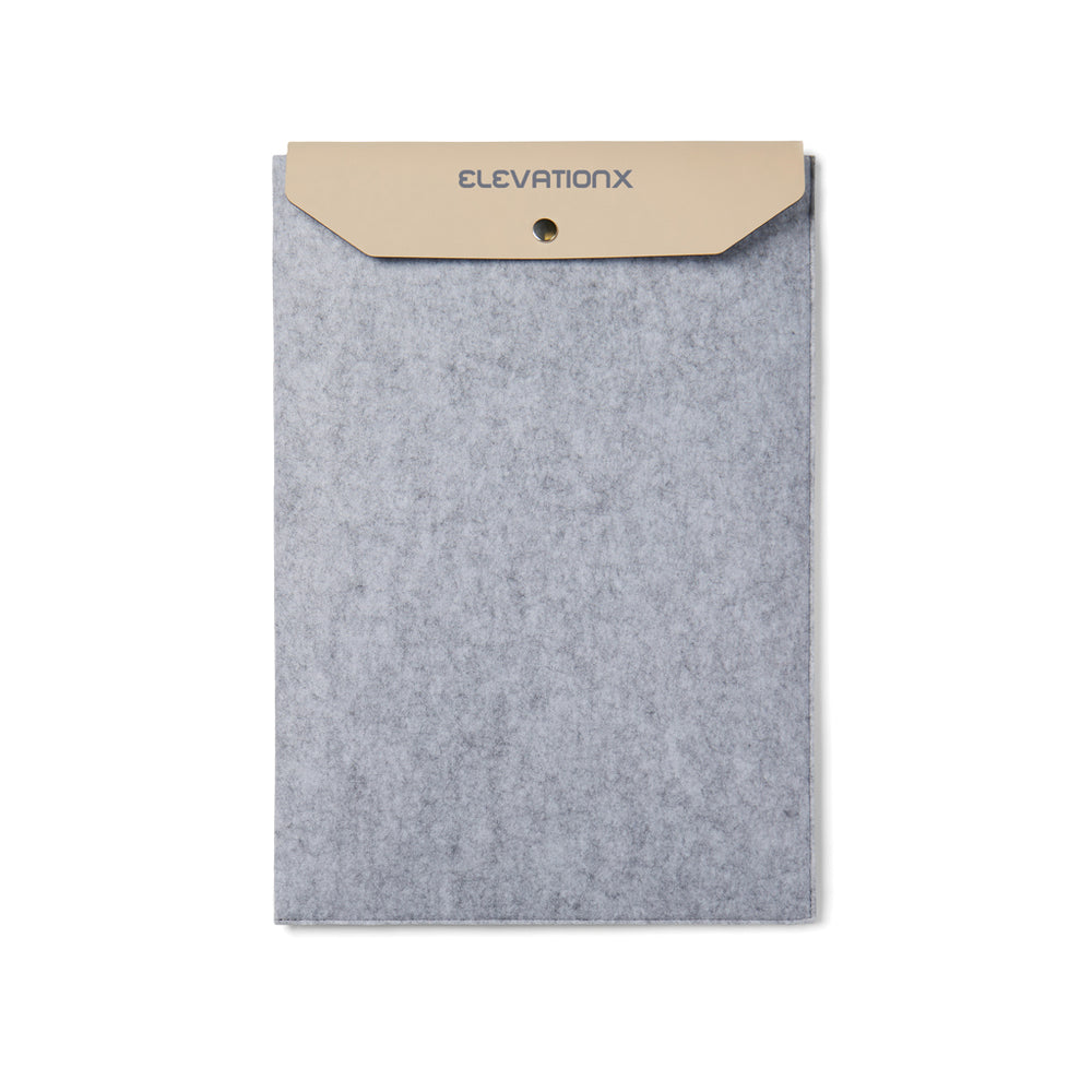 Branded VINGA Albon GRS recycled felt 15" laptop sleeve