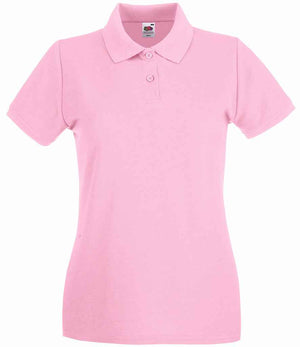 Fruit of the Loom Lady-Fit Premium Cotton Piqué Polo Shirt