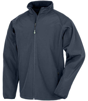 Result Genuine Recycled Kids Two Layer Printable Soft Shell Jacket Navy