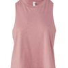 Bella Ladies Racer Back Cropped Tank Top