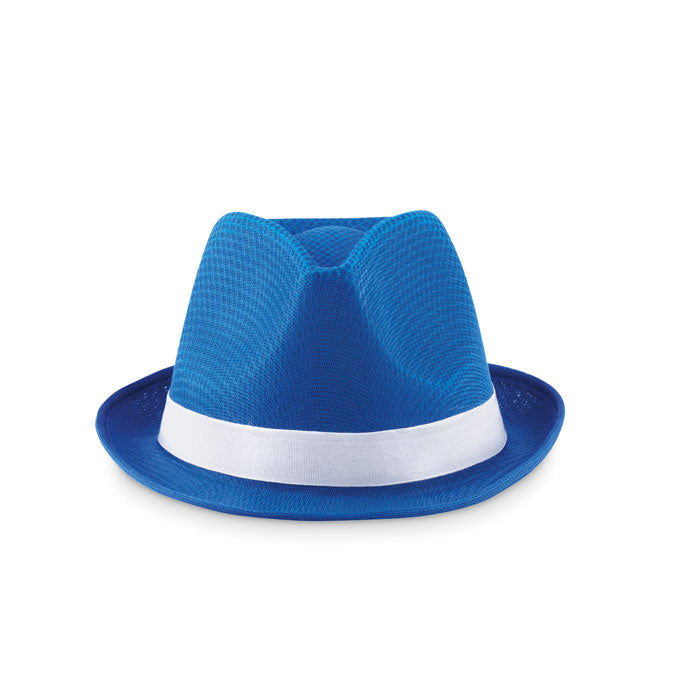Coloured polyester hat