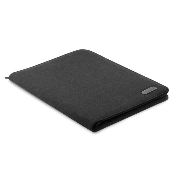 Branded A4 conference folder zipped