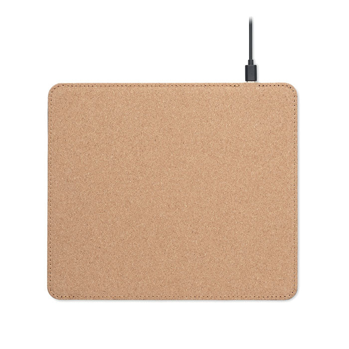 Branded Cork mouse pad charger 15W
