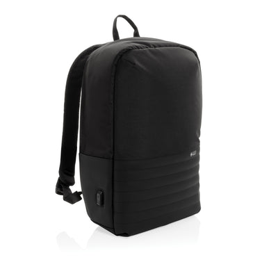 Branded Swiss Peak AWARE™ RFID anti-theft 15'' laptop backpack