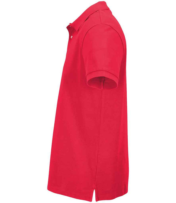 SOL'S Unisex Pacific Twin Piqué Polo Shirt Red