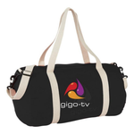 Branded Cochichuate cotton barrel duffel bag 25L