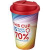 Branded Brite-Americano® Eco 350 ml spill-proof insulated tumbler