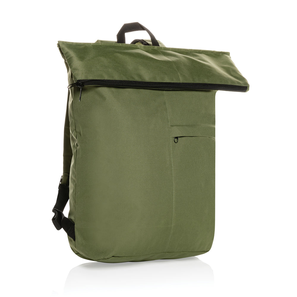 Dillon AWARE™ RPET lightweight foldable backpack Green