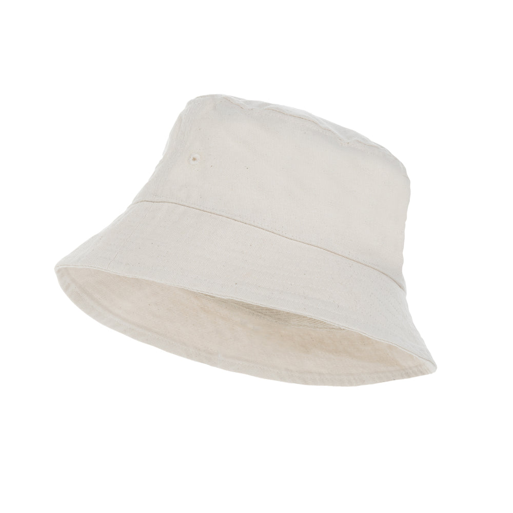 Branded Impact Aware™ 285 gsm rcanvas one size bucket hat undyed