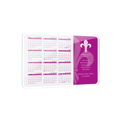 Acrylic Calendar Coaster