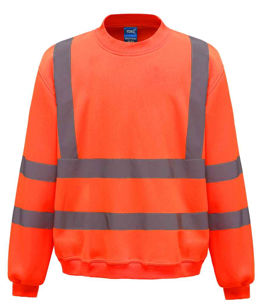 Yoko Hi-Vis Sweatshirt Orange