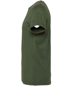 Canvas Unisex Crew Neck T-Shirt Military Green