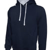 Branded Contrast Hooded Sweatshirt