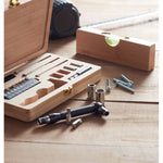 Branded 21 pcs tool set in bamboo case