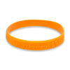 Embossed Silicone Wristband - Adult