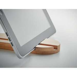 Bamboo tablet/smartphone stand