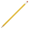 Branded HB PENCIL sharpened with rubber tipped