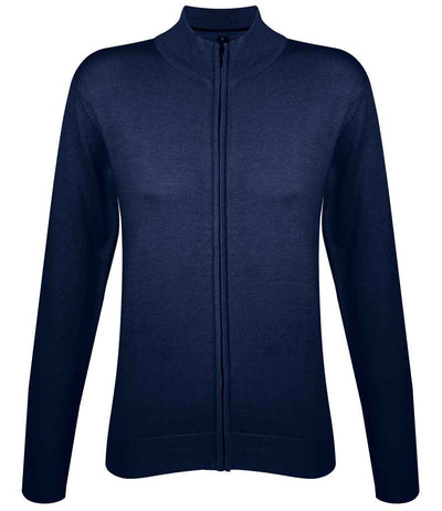 Branded SOL'S Ladies Gordon Full Zip Cotton Acrylic Cardigan