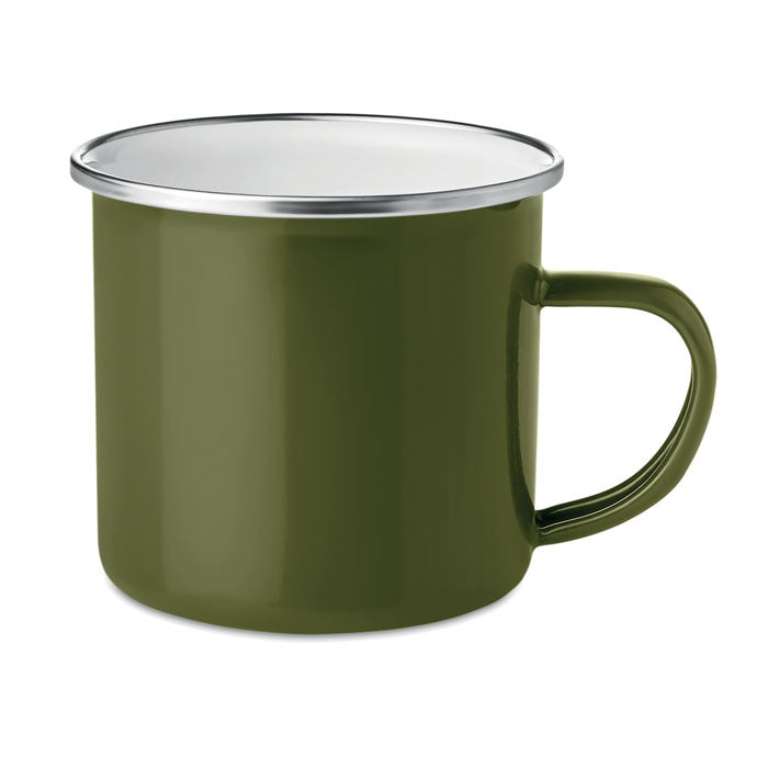 Branded Metal mug with enamel layer 350ml