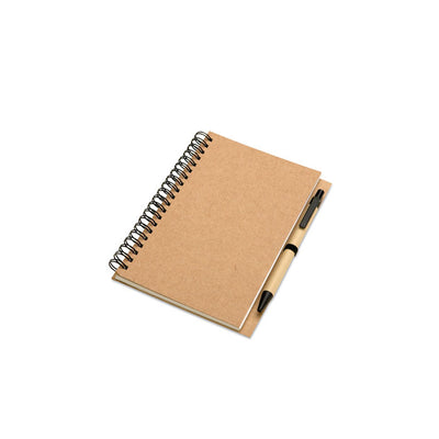 B6 Recycled full cover notebook with pen