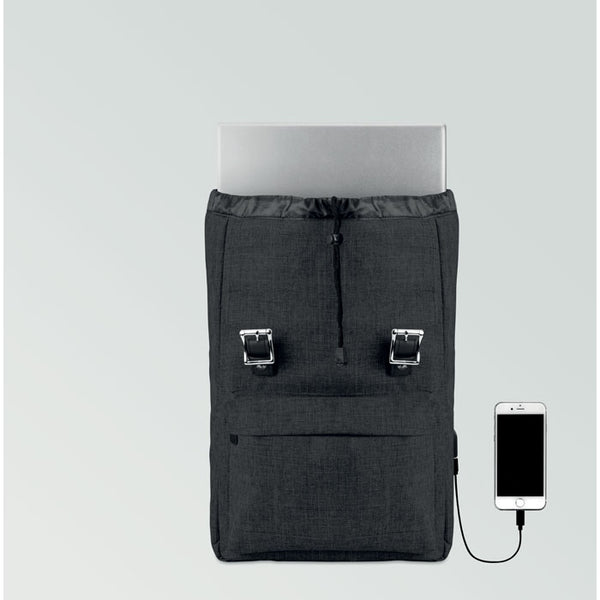 Branded Backpack in 600D polyester