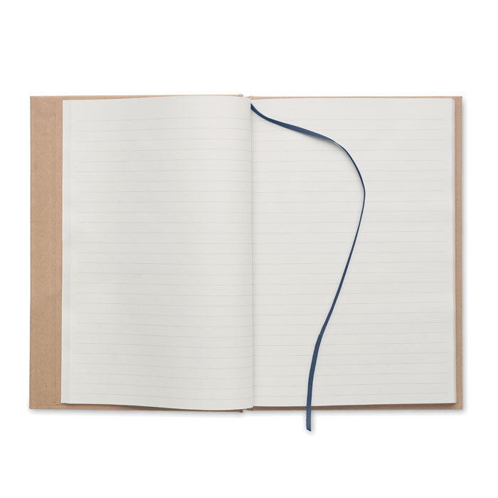 Branded A5 recycled page notebook with Recycled Cover