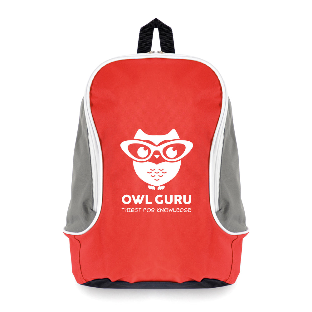 Branded 600D polyester rucksack