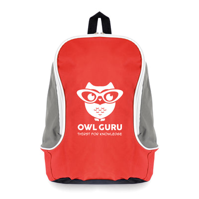 Branded 600D polyester rucksack